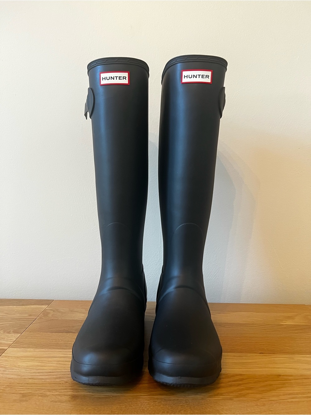 NWT Hunter Original Tall Black Rain Boots Women’s Size 9 / EU 40-41
